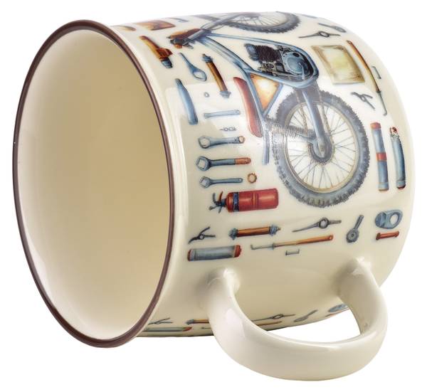 Becher NORMAN Braun - Fine Bone China - Porzellan - 10 x 10 x 10 cm