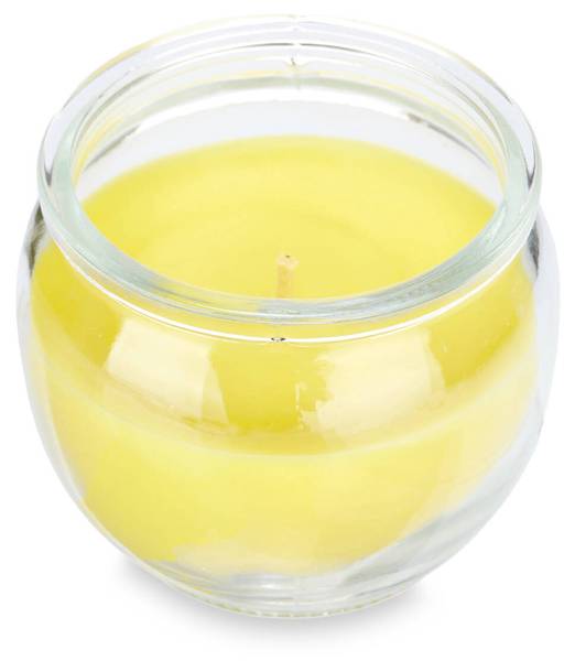 Mückenschutzkerze 87717 Gelb - Glas - 8 x 7 x 8 cm