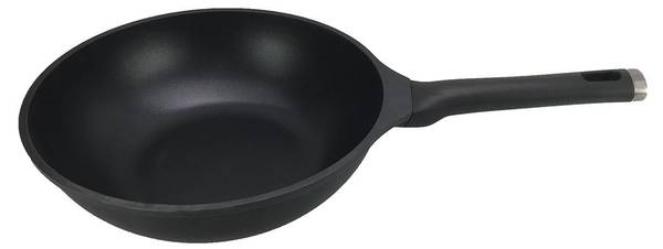 Wok  LINE Schwarz - Metall - Kunststoff - 30 x 10 x 30 cm