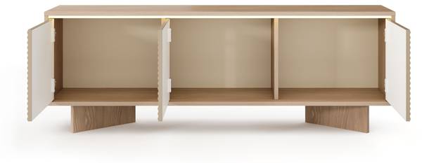 TV-Schrank Lido II Braun - Holzwerkstoff - 154 x 55 x 40 cm