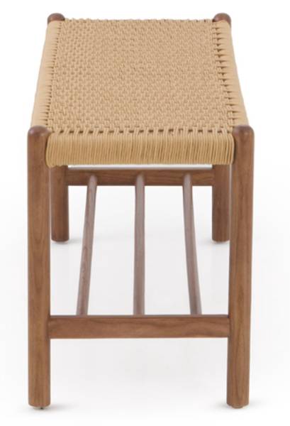 Bank 11838 Braun - Massivholz - 37 x 47 x 100 cm