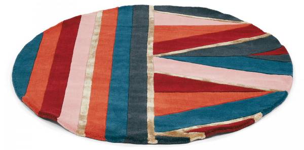 Tapis rond SAHAARA R Multicolore - 200 x 200 cm