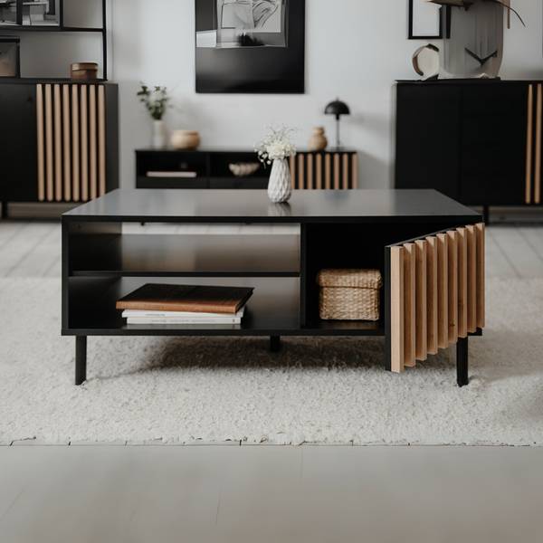 Couchtisch MONZA Braun - Holzwerkstoff - 67 x 47 x 111 cm