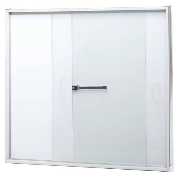 Schaukasten Q50 Weiß - Aluminium - Stahl - 68 x 67 x 9 cm