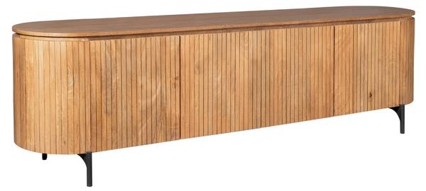 TV-Möbel LANA Braun - Massivholz - 210 x 55 x 45 cm