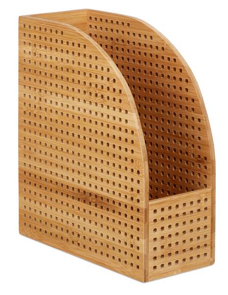 Stehsammler Bambus A4 Braun - Holzverbundwerkstoff - 12 x 31 x 27 cm
