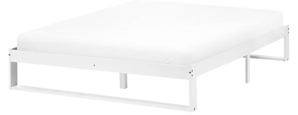 Lit double TALAIRAN Blanc - Largeur de la surface de couchage : 140 cm