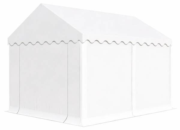 Opslagtent TORINO wit - kunststof - 300 x 200 x 400 cm