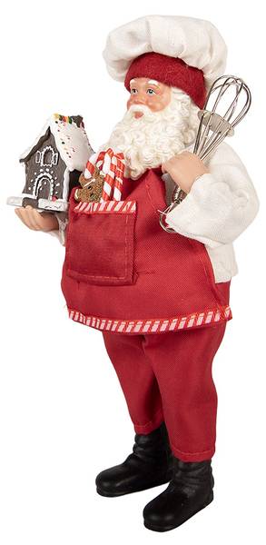 Weihnachtsmann Xmas&Jude Rot - Kunststoff - 9 x 26 x 16 cm