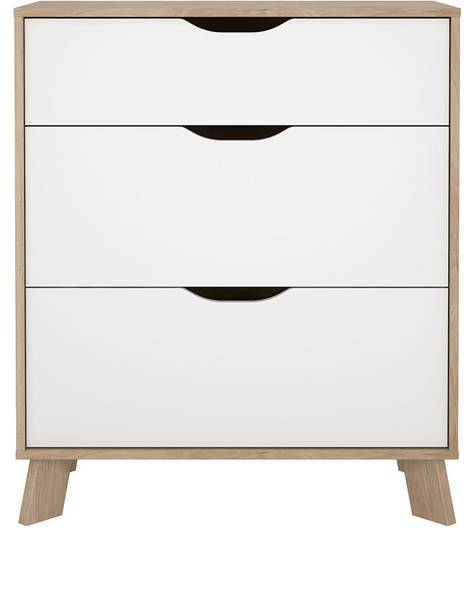 Kommode Ikast Braun - Holzwerkstoff - 79 x 93 x 40 cm