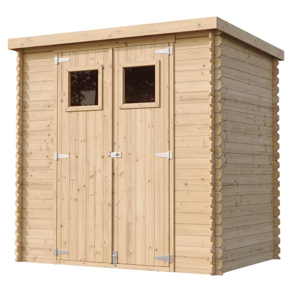 Gartenhaus M311 Beige - Fichte - 200 x 200 x 130 cm