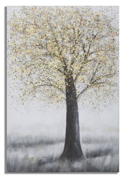 Tableau sur toile Arbre Simple A Bois massif - 4 x 120 x 80 cm