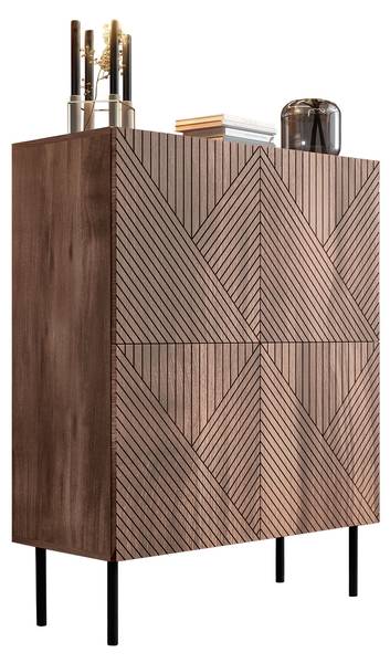 Türkommode Art Deco Braun