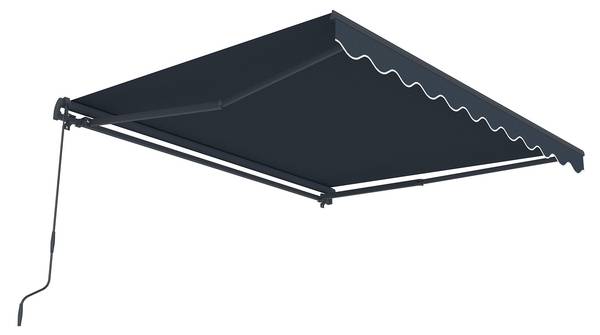 Monoblock Markise VECCHIO Grau - Polyester - 250 x 270 x 295 cm