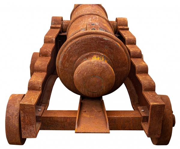 Réplique statue CANON II Marron - Fonte - 95 x 80 x 215 cm
