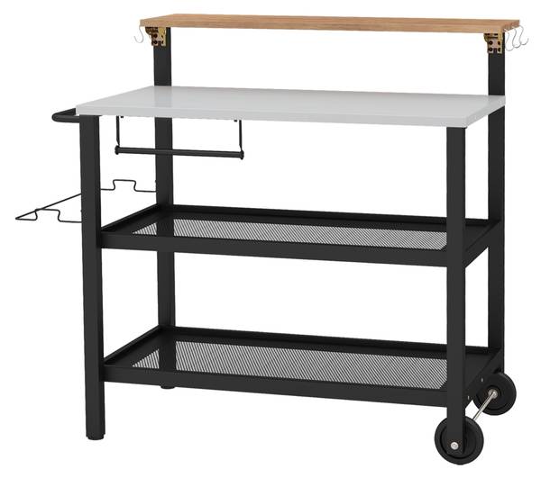 Grillwagen ZB34250DE Schwarz - Metall - 55 x 130 x 116 cm