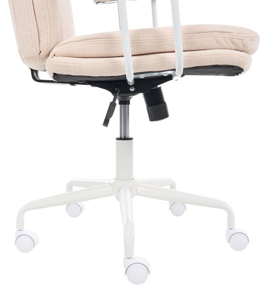 Bürostuhl VERO Beige - Schwarz - Weiß