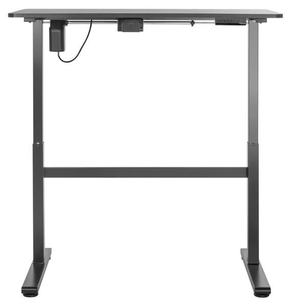 Schreibtisch LUMS07-22D-BS-ZW_A Schwarz - Holzverbundwerkstoff - 118 x 76 x 58 cm