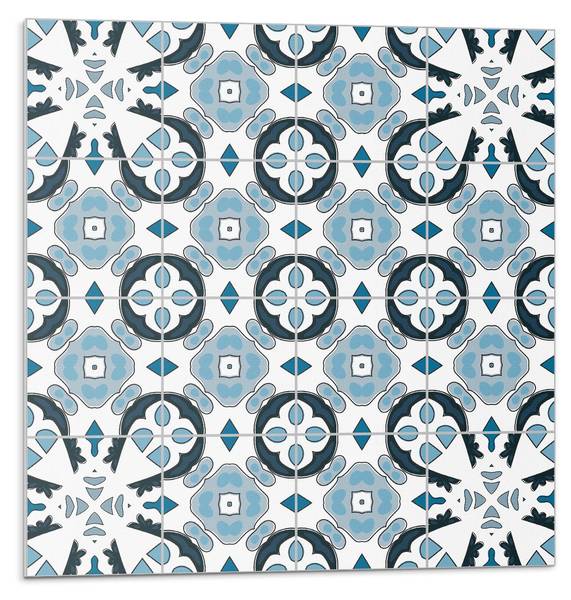 Fliesen Geo Kachel Design 4er Set 50 x 50 cm