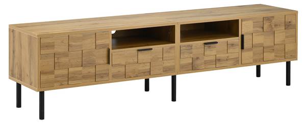 TV-Lowboard VERTEXCLARR Braun - Holzwerkstoff - 160 x 43 x 35 cm