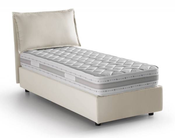 Einzelbett Roberta Beige