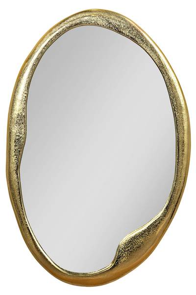 Wandspiegel ABSTRACT Gold - Silber - Glas - Metall - 49 x 71 x 3 cm
