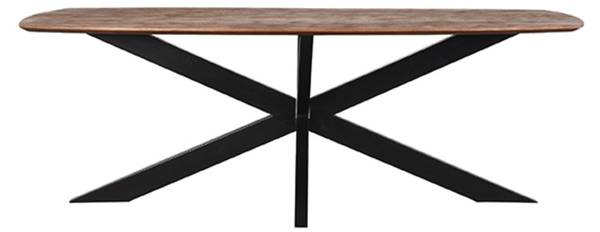 LABEL51 Eetkamertafel Zane - Espresso... Holz teilmassiv - 100 x 76 x 0 cm