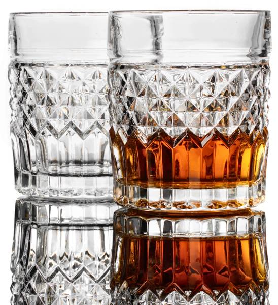 Whiskeygläser Prestige 4er Set Klarglas - 28 x 29 x 10 cm