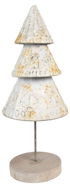 Weihnachtsbaum Xmas&Roman Weiß - Metall - 12 x 32 x 12 cm