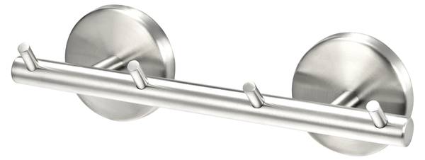 Hakenleiste Piazza 90406 Silber - Metall - 20 x 6 x 6 cm