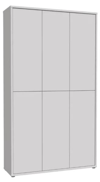 Armoire à chaussures Alice Gris lumineux - Largeur : 109 cm