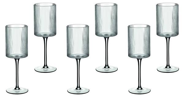 Weingläser LINJE 6er-Set Glas - 7 x 21 x 7 cm