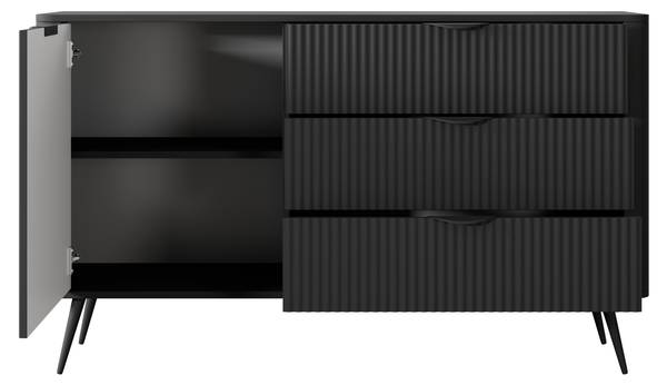 Ladekast Lanka I zwart