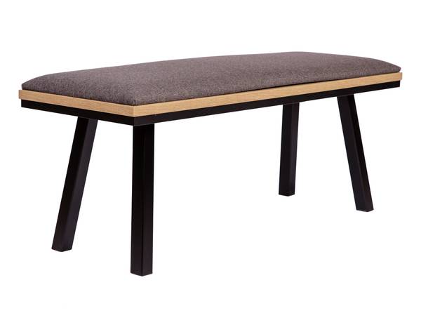 Essgruppe Die Elegante Ti III (3er Set) Schwarz - Eiche Dekor - Steingrau