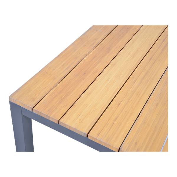 Loungeset 5-teilig DONNA Grau - Metall - 175 x 79 x 99 cm