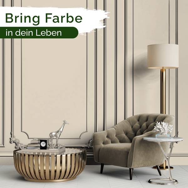 Wandfarbe   Sweet Sesame Beige - Harz - 21 x 18 x 39 cm