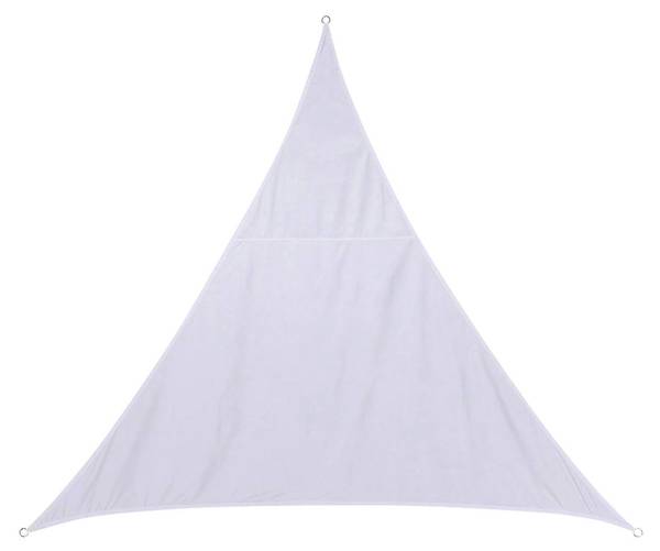 Dreieckiges Sonnensegel CURACAO Weiß