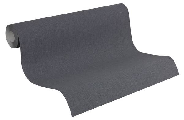Pure Elegance Uni-Tapete Anthrazit - Durchmesser: 9 cm