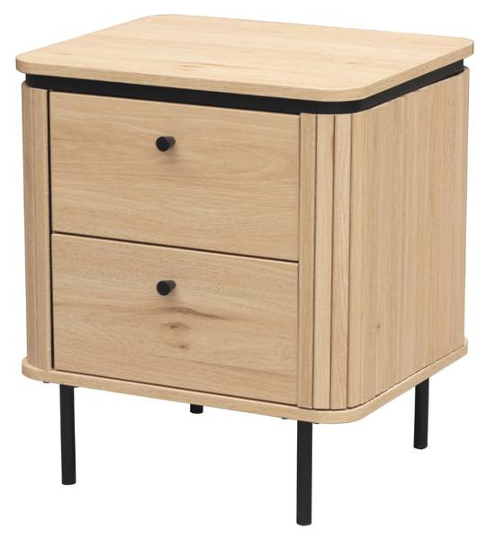 Nachttisch MALAGA Braun - Holzwerkstoff - 40 x 55 x 48 cm