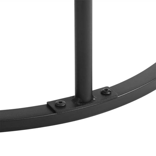 Couchtisch Satztisch rund (2er Set) Grau - Keramik - 80 x 45 x 80 cm