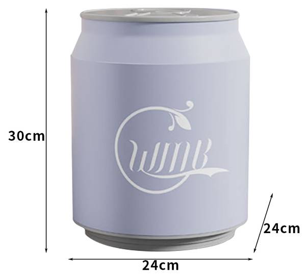 Mülleimer SCLJTL Hellblau