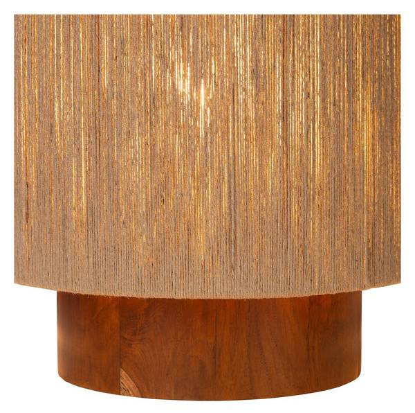 Tischlampe TOMAR Braun - Holz teilmassiv - 30 x 37 x 30 cm