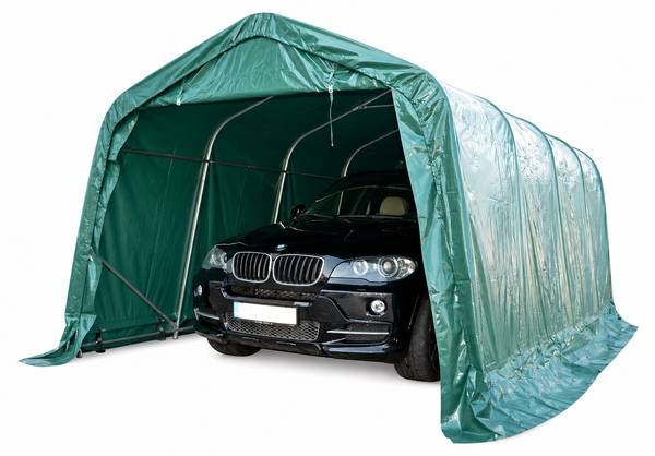 CARPORT SICILIE groen - kunststof - 330 x 240 x 480 cm