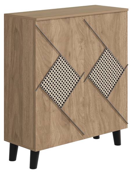 Schuhkommoden Caudicle Braun - Holzwerkstoff - 80 x 91 x 32 cm