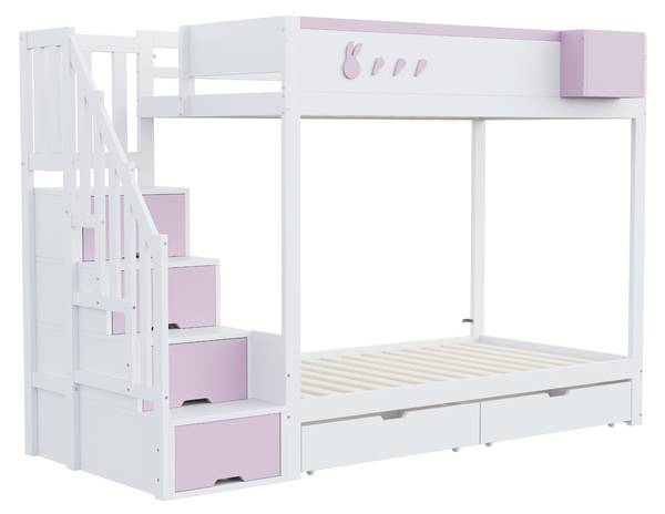 Etagenbetten K-1010 Rosé