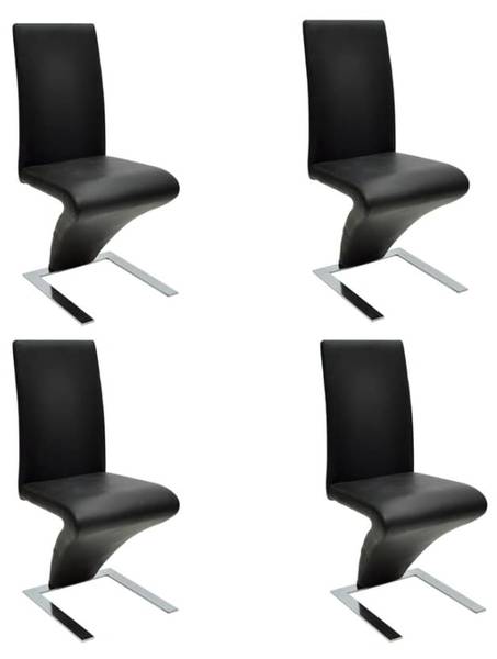 Esszimmerstuhl 3003019 (4er Set) 160563 Schwarz - Metall - 58 x 99 x 58 cm