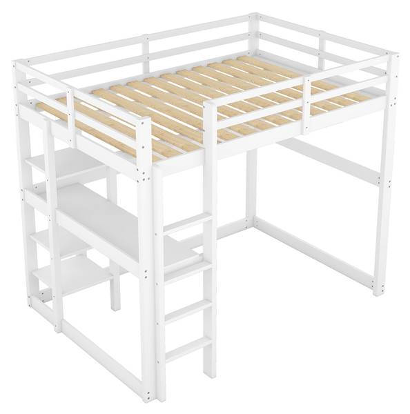 Hochbett Leano Weiß