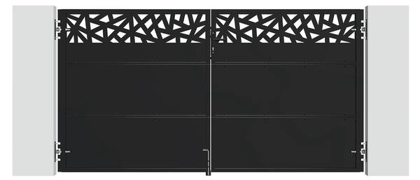 Doppelflügeltor NALI RUIVO 293 x 293 cm