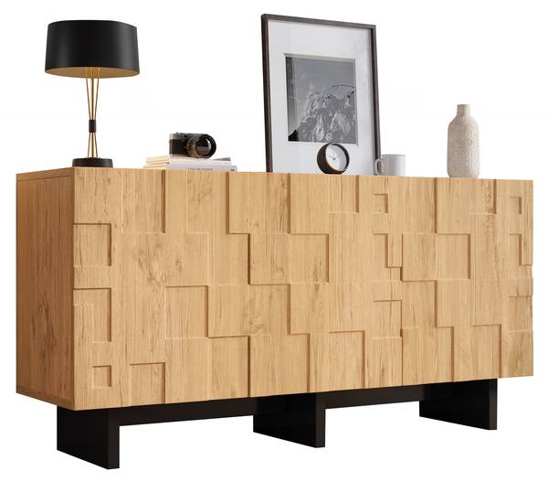 Sideboard Eurynom Ⅷ Braun - Holzwerkstoff - 140 x 70 x 40 cm