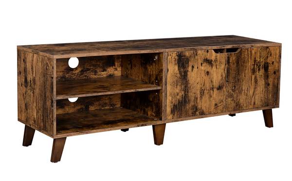 TV-Lowboard TV-Ständer Chānda Braun - Holzwerkstoff - 40 x 50 x 140 cm
